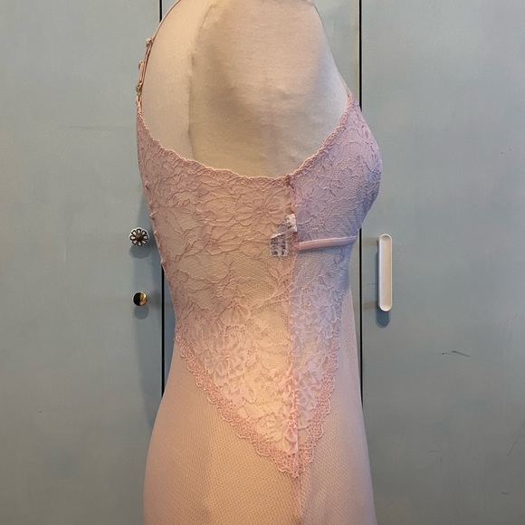 b.tempt’d by Wacoal Lace Encounter Pink Rose Smoke Chemise - Picture 10 of 13